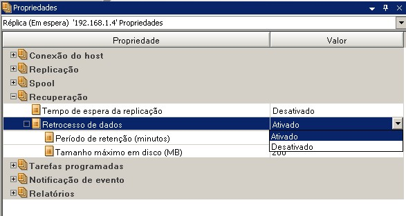 Retrocesso de dados Retrocesso de dados O método de recuperação Retrocesso de dados permite que você retroceda dados até um momento antes de terem sido corrompidos.