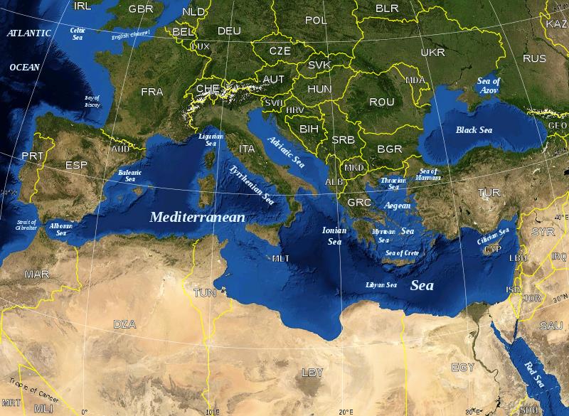 Crise no Mediterrâneo PIIGS Instabilidade