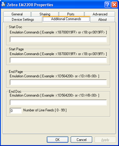 5-3 Comandos adicionais A Unidade Windows serve para receber o conteúdo da impressão a partir de uma aplicação e enviá-la para a impressora.