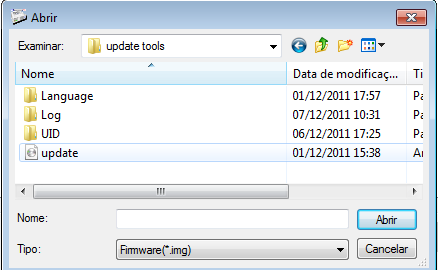 16) Ao abrir a pasta update tools e