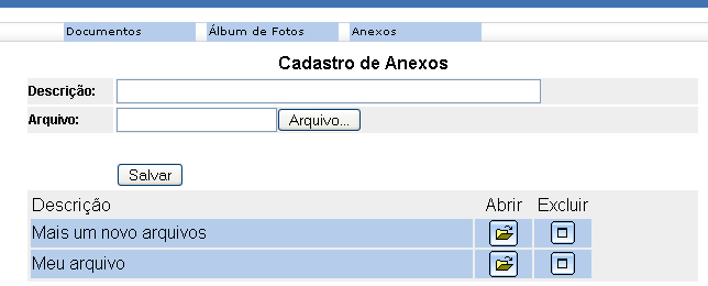 14 Administração de Anexos Utilizado afim de disponibilizar uma área de download em seu site. Geralmente desejamos disponibilizar, de alguma forma, arquivos para serem baixados pelos usuários do site.