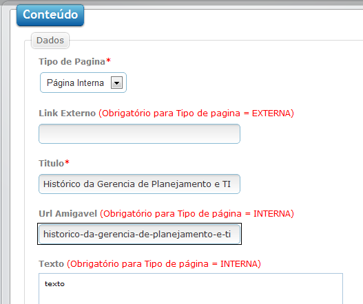 10 Passo 3: criando o Link da sua sub pagina na sua pagina principal: Primeiro entre novamente na pagina que você acabou de criar, clicando no titulo da pagina.