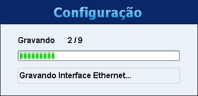 Após finalizar toda a configuração, pode-se enviá-la ao equipamento. Para isso, basta clicar no botão Enviar.