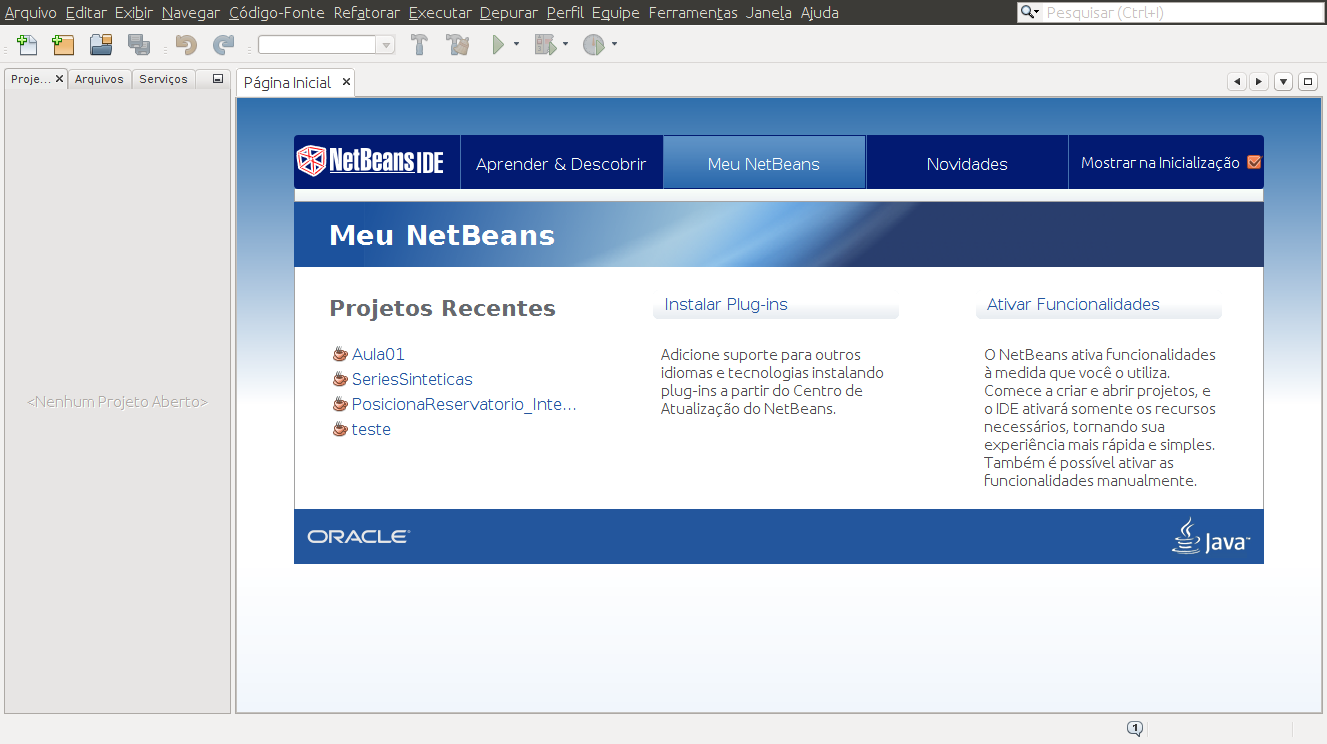 Java - NetBeans Criando um