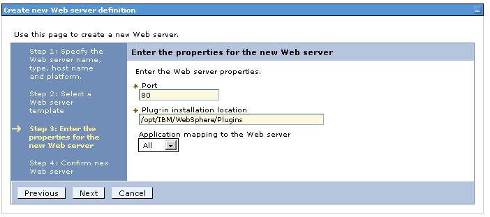 Step 2 : No segundo passo já virá preenchido APACHE. Basta, clicar em Next.