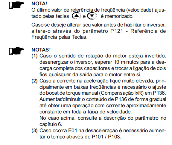 17 FAÇA OS PROCEDIMENTOS SEGUINTES. Por meio das teclas do tipo seta, ajuste para o Parâmetro P002.