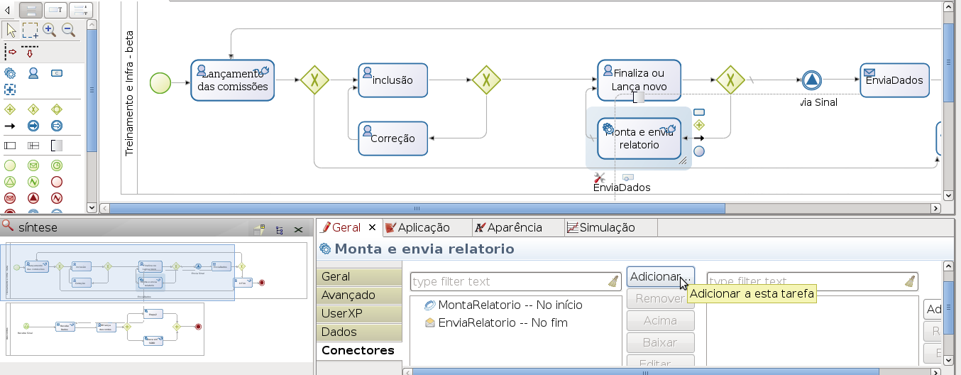 Adicionando conectores!