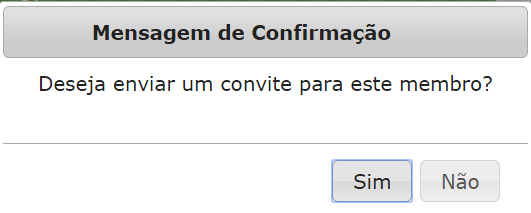 Após a seleção do novo membro é necessário selecionar sua função na opção Função do Membro, e marcar a atividade vinculada ao novo membro no campo Atividades do Projeto.