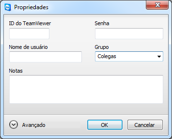 Computadores & contatos Gerenciamento de contatos 4.2.3 Adição de computadores/contatos Você pode adicionar tanto contas quanto IDs do TeamViewer na lista de computadores & contatos.