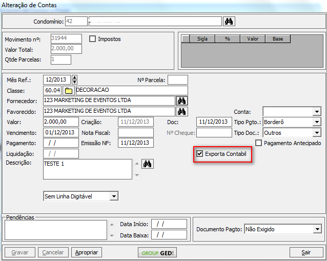 28. Checagem manual ou automática de dados a resgatar do Comunidades Nesta versão foi incluída a opção Verificar automaticamente dados Cadastrais Online.