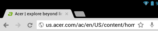 Acesso à Internet - 25 Uso do navegador Para iniciar a navegação, toque no ícone Chrome na tela Inicial ou abra o menu de aplicativos e selecione Chrome.