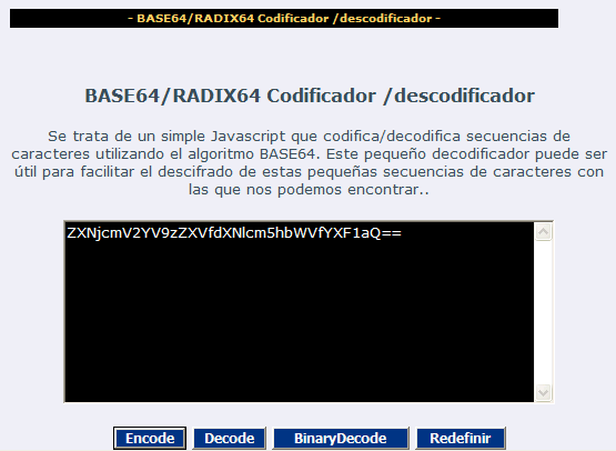 05 Repare que ao lado esta ecrito o seguinte comentário: // Base64 encoded USERNAME:PASSWORD O Código esta alertando para você codificar seu nome em senha no tipo de criptografia Base64.