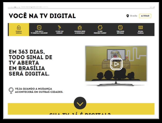 Grupo de Implantação do Processo de Redistribuição e Digitalização de Canais de TV e RTV GIRED Página na Internet Outra opção é acessar a página na internet da EAD, onde é possível obter informações