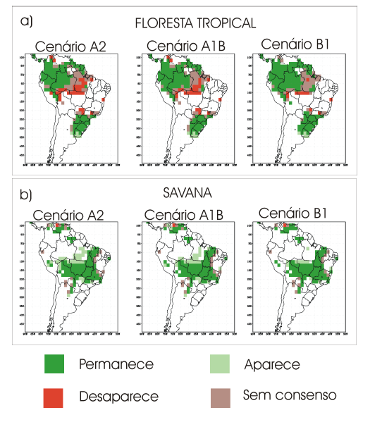 Capítulo 4 Os impactos Chapitre 9 florestas são substituídas pelas savanas, as savanas pela caatinga e a caatinga pelo semideserto).