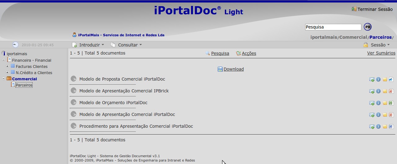 20 MÓDULO EXTERNO IPORTALDOC LIGHT Publicação de