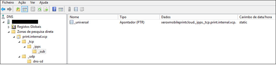 Como fazer Registros para DNS-SD Adicione os seguintes registros PTR ao domínio _udp.