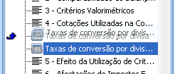 Organização dos mapas Itens da árvore Os mapas estão organizados de acordo com a seguinte estrutura: Categoria Mapa Nota Grupo Mapa Nota Subgrupo Mapa Nota Categoria dos mapas (por exemplo: