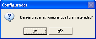 Do grupo de fórmulas A opção Do grupo de fórmulas, conjuntamente com a designação do grupo de fórmulas, define que a fórmula inserida na área de fórmulas será gravada no grupo de fórmulas