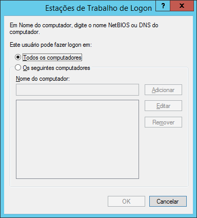 Figura 9.13 - Logon permitido somente de segunda à sexta-feira, das 8:00 às 12:00 horas. Agora você aprenderá a limitar os computadores nos quais o usuário pode efetuar o logon.