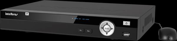 NVD 1008 P Gravador digital de vídeo em rede com PoE Suporta até 8
