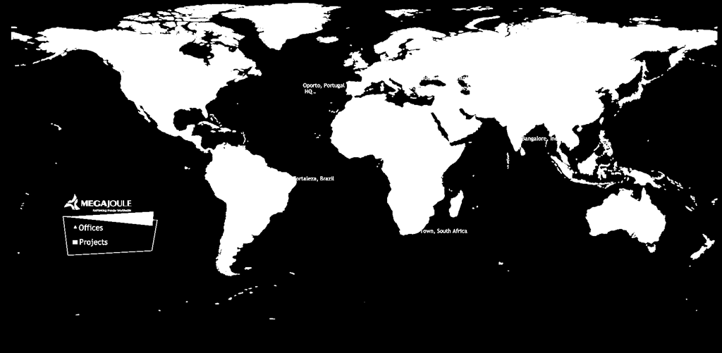 A Megajoule Criada em Fevereiro de 2004 contando os seus fundadores com mais de 10 anos de experiência na área das energias renováveis Consultoria em projetos de energias renováveis, com especial
