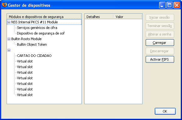 Windows XP Windows Vista / 7 / 8 Introduza o Código PIN e clique em OK para se autenticar no sítio Web. 3.4.2.
