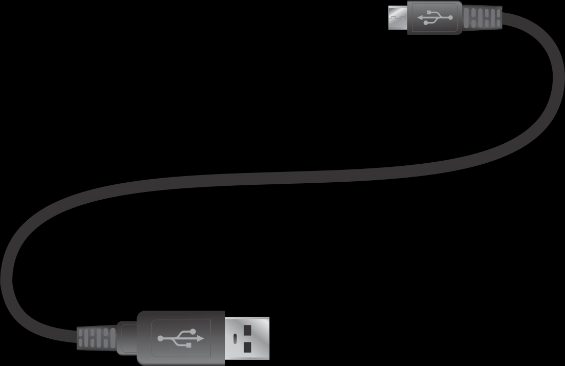 Ligar plug menor: Tipo B (5 pinos) na conexão USB do celular de mesa Ligar Plug