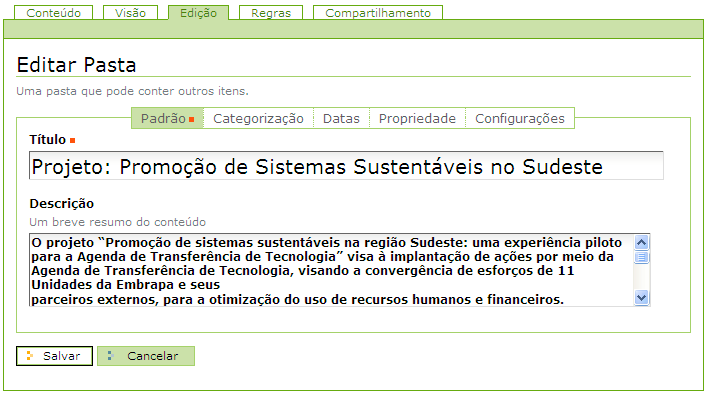 Adicionar Página Adicionar item - Página Prática Posicionar na Página Inicial Verificar aba Visão Verificar aba Edição