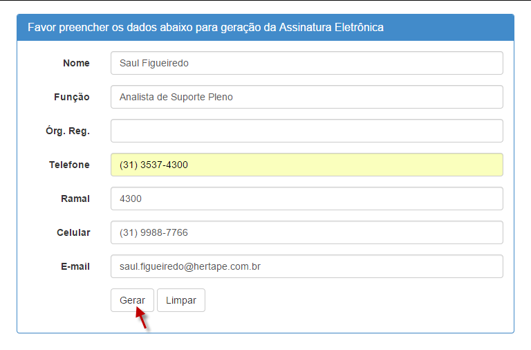 Você será automaticamente redirecionado para o endereço http://www.hertape.com.br/assinaturas/.