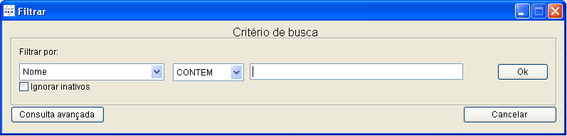 2.4. Ícones da Barra de Ferramentas Localizada no canto esquerdo superior de todas as telas de consulta, a barra de ferramentas contém ícones como filtros, busca, ordenação, impressão, exportação e