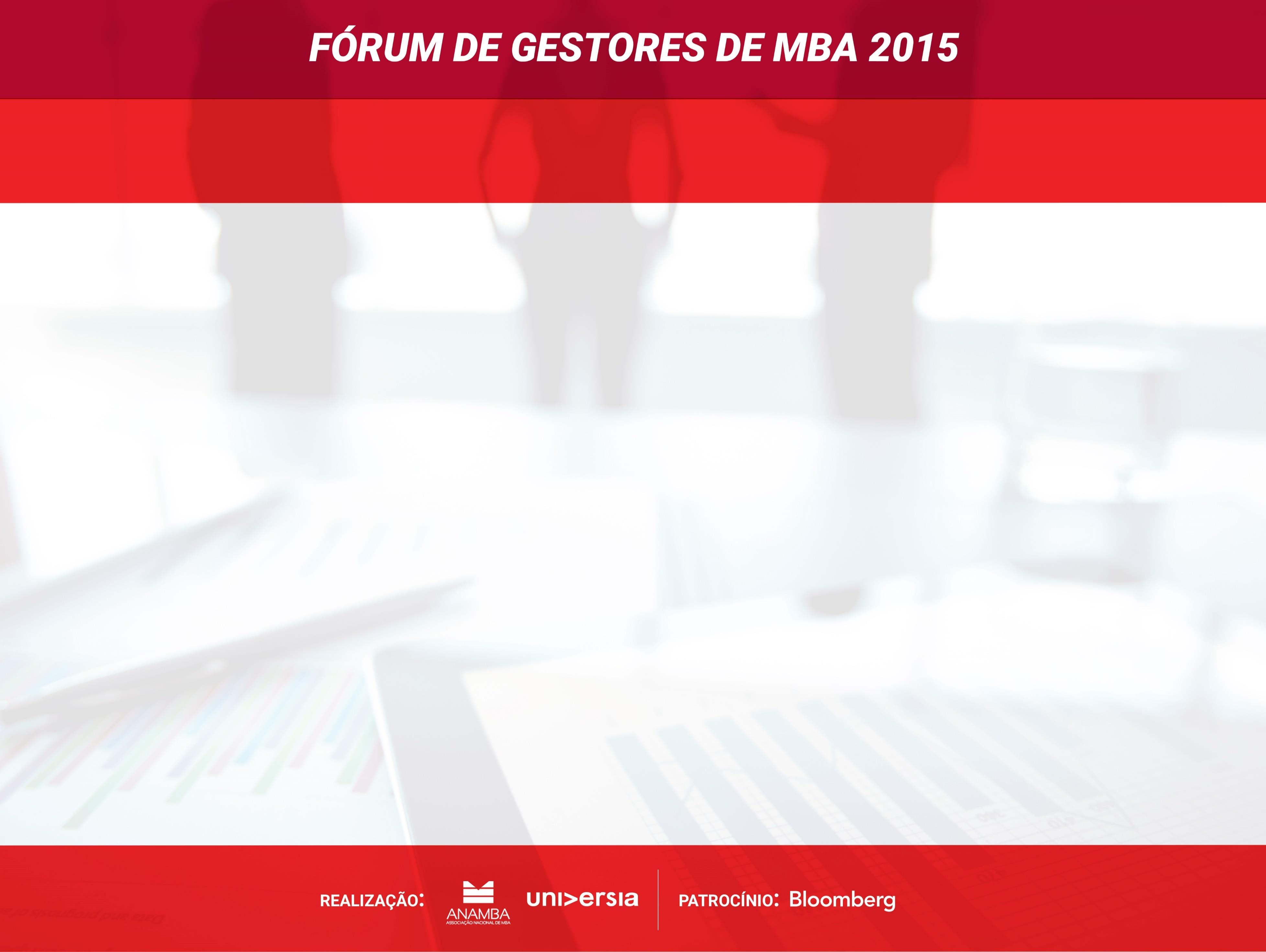 Perfil do Mercado Brasileiro de MBA Cursos de instituições nacionais com