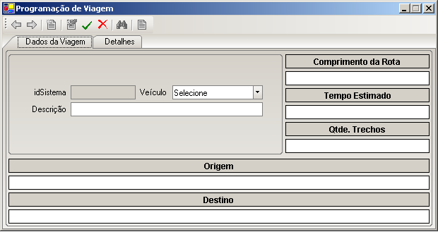 Elaborado por: Henrique Aren Troitinho Versão: 1.0 Data: 04/11/2008 Página 16 de 22 6.3 Programação de Viagem Na programação de viagem, o usuário poderá cadastrar os dados de uma respectiva, viagem.