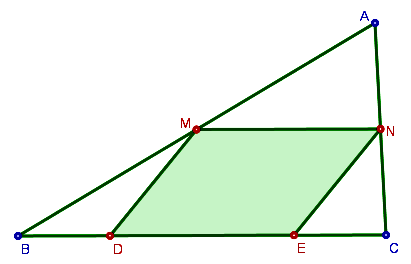 3. Exemplo didático de utilização da Geometria Dinâmica no Ensino Superior construção: Para a aplicação desta metodologia foi proposto aos alunos o seguinte exercício de Construa um triângulo ABC