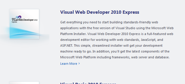 1 - Como instalar o Visual Web Developer Express Edition (Ferramenta gratuita) Para instalar o Visual Web