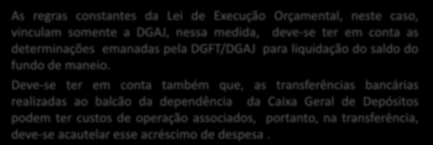 4. As fases do regime do fundo de maneio O regime do Fundo de Maneio percorre três fases: SABER + fechar Ao público em As geral regras constantes A da liquidação Lei de do Execução fundo de