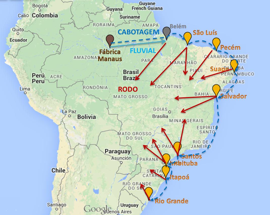 II. Riscos e Oportunidades Desafios para um Brasil Multimodal Descompasso entre as frequência de entrega dos diferentes modais.