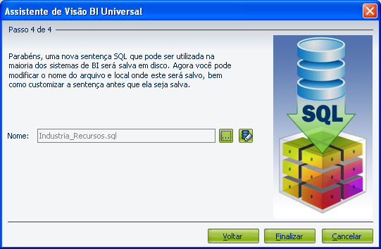 BI Universal O assistente de BI universal permite ao usuário gerar sentenças SQL que podem ser usadas posteriormente em outras ferramentas de BI 1. Com o modelo aberto, selecione Análises Avançadas 2.