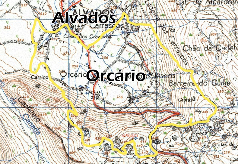 2. Nome: Percurso Pedestre - Alvados-Grutas Classificação: Sentido: Horário Tipo de percurso: Circular Distância: 8,06 km Tempo estimado a pé: 2h30m Subida acumulada: 326m Tempo médio de visita as