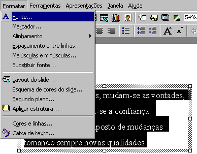 Outras Figura Para inserir uma figura que não seja do ClipGallery, você deve escolher um slide qualquer e clicar em INSERIR FIGURA DO ARQUIVO.