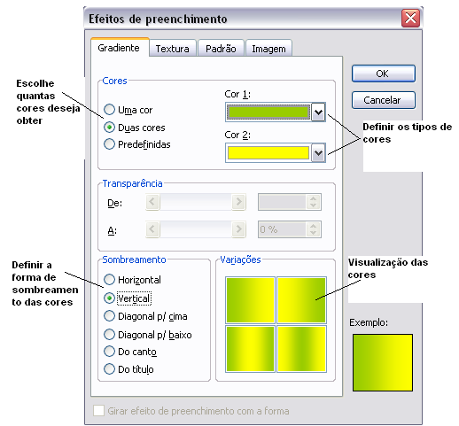 Textura: O preenchimento texturizado imita com perfeição várias