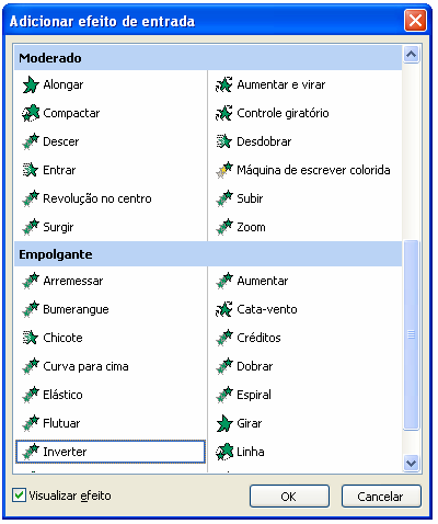 17 APLICANDO EFEITOS DE ANIMAÇÃO Você percebeu que o texto e as figuras estavam parados? Vamos, então, aplicar um efeito para o texto e as figuras do slide se movimentem.