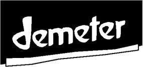 8. Instruções para uso do selo Demeter O selo Demeter somente pode ser utilizado em produtos certificados de acordo com as normas Demeter.