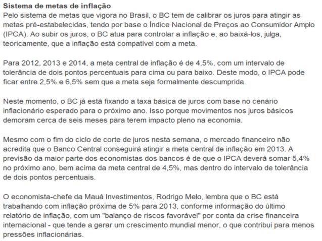 DICA 01 Atualidades do Mercado Financeiro 13 14 Taxa de