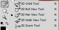 Ferramentas de seleção de vetores. Grupo de ferramentas de vetores. No Photoshop são chamadas de Shapes. Grupo de ferramentas de manipulação 3D.