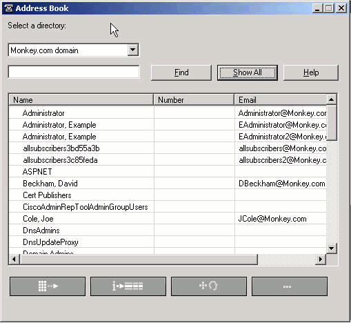 Troubleshooting Se nenhum usuários é mostrado então os três a maioria de pontos de falha comuns são: Nome de usuário - Incorreto ou sem permissão para realizar consultas; verifique com o