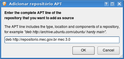 Digite o repositório: deb