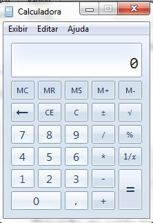 4.3 Calculadora Atalho para a Calculadora