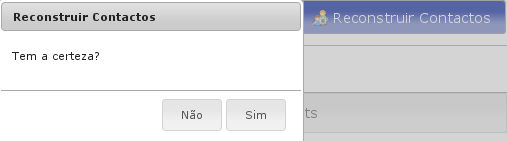 Depois da autenticação, a página índice (Figura 2), apresenta uma lista alfabética de acesso rápido, uma caixa de pesquisa, ligação para logout e quatro separadores.