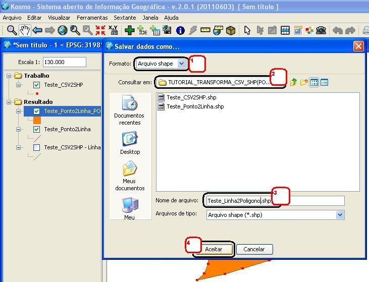 Na janela aberta, clique em Salvar dados como (2) imagem esquerda ; Na janela Salvar dados como.