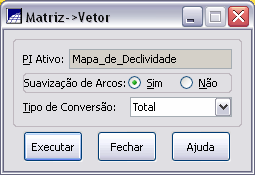 Para completar a criação do mapa, basta convertê-lo do formato matricial